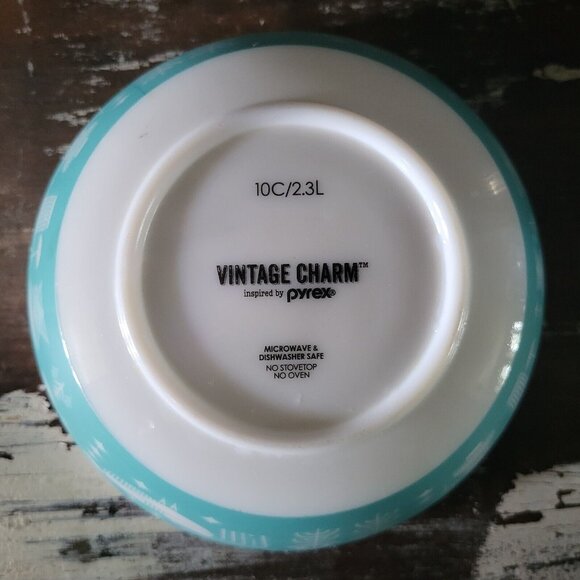 Vintage Charm Inspired by PYREX Mixing Bowl 10c RISE ‘N SHINE Mixing Bowl - Picture 5 of 5